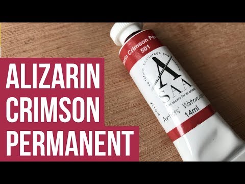 Alizarin Crimson Permanent - SAA Watercolors