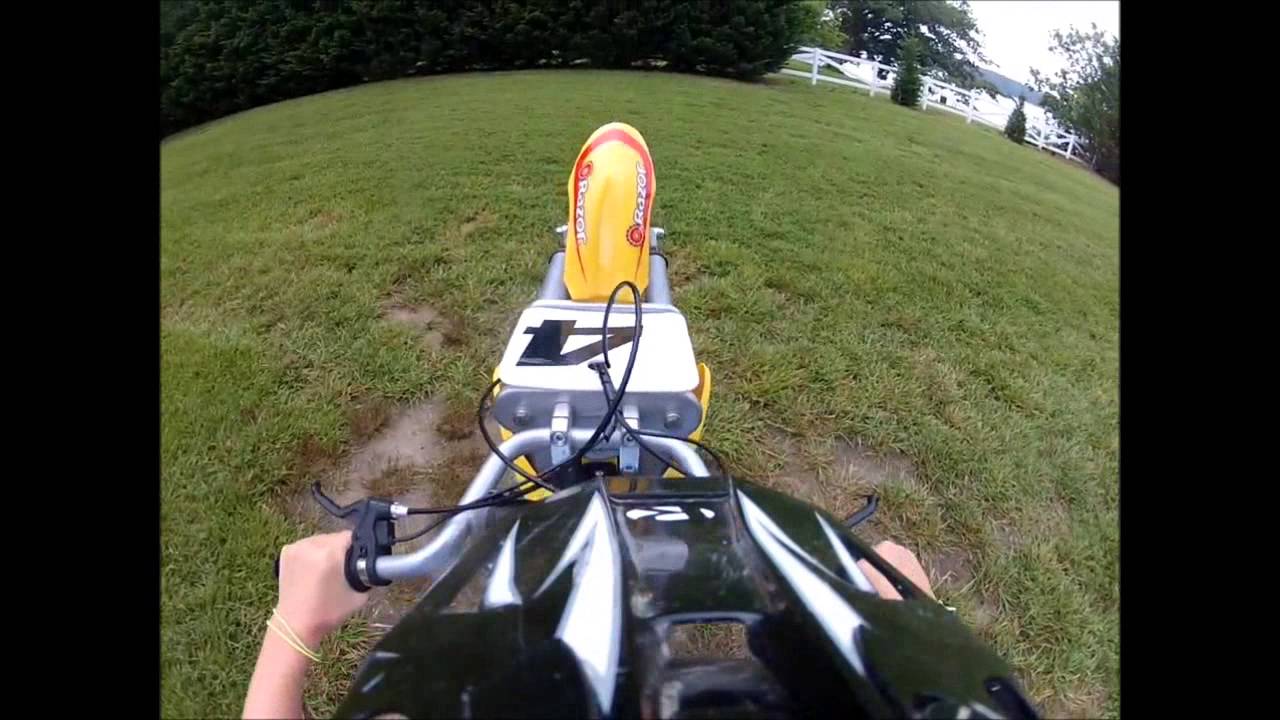 Razor MX 650 Wheelie GoPro Hero 4 Fast Forward Ride - YouTube