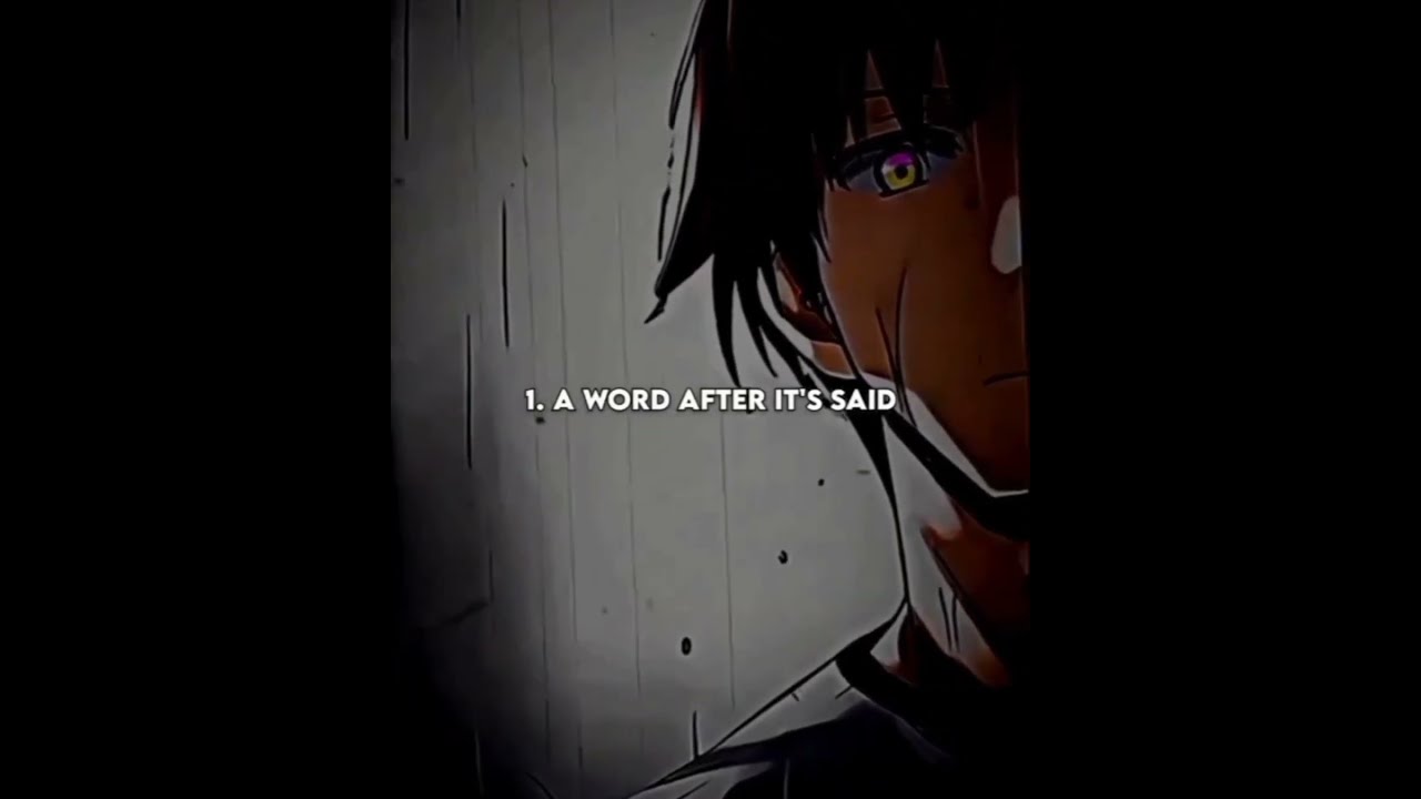 4 Things You Can T Recover In Life Anime Edit Manga