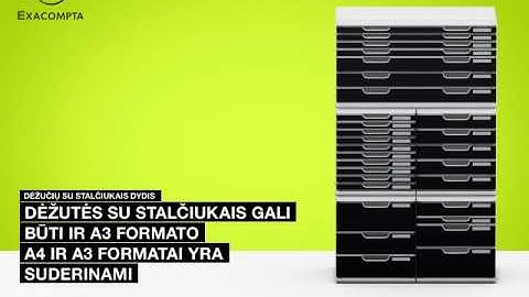 Exacompta Modulo - Modular Filing System - lithuanian
