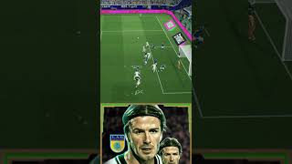Sir D. Beckham the only best curl player  vs world  legends #football #pes #fifa