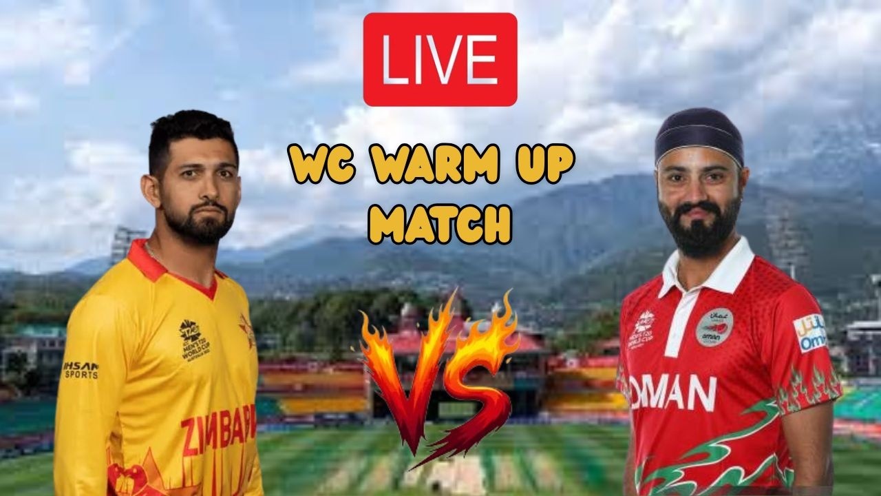 LIVE | OMAN VS ZIMBABWE | LIVE SCORE | WORLD CUP WARMUP MATCH