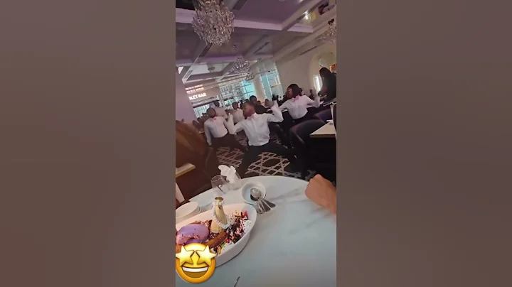 Dance of waiters, congratulations from the restaurant 😍🤩🤗💃🕺
