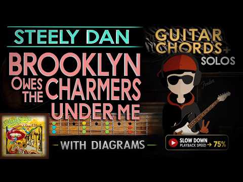 🎸STEELY DAN: Brooklyn — (Animated Guitar Lesson)  #18
