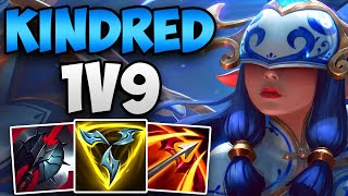 CHALLENGER KINDRED MAIN 1V9 CARRY GAMEPLAY! | CHALLENGER KINDRED JUNGLE GAMEPLAY | Patch 13.23 S13