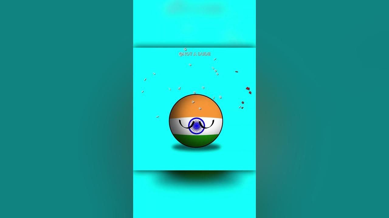 Why everyone hate India? 🇮🇳😔 [ ib ~ @pyaredesh] || #india #countryballs #history #shorts