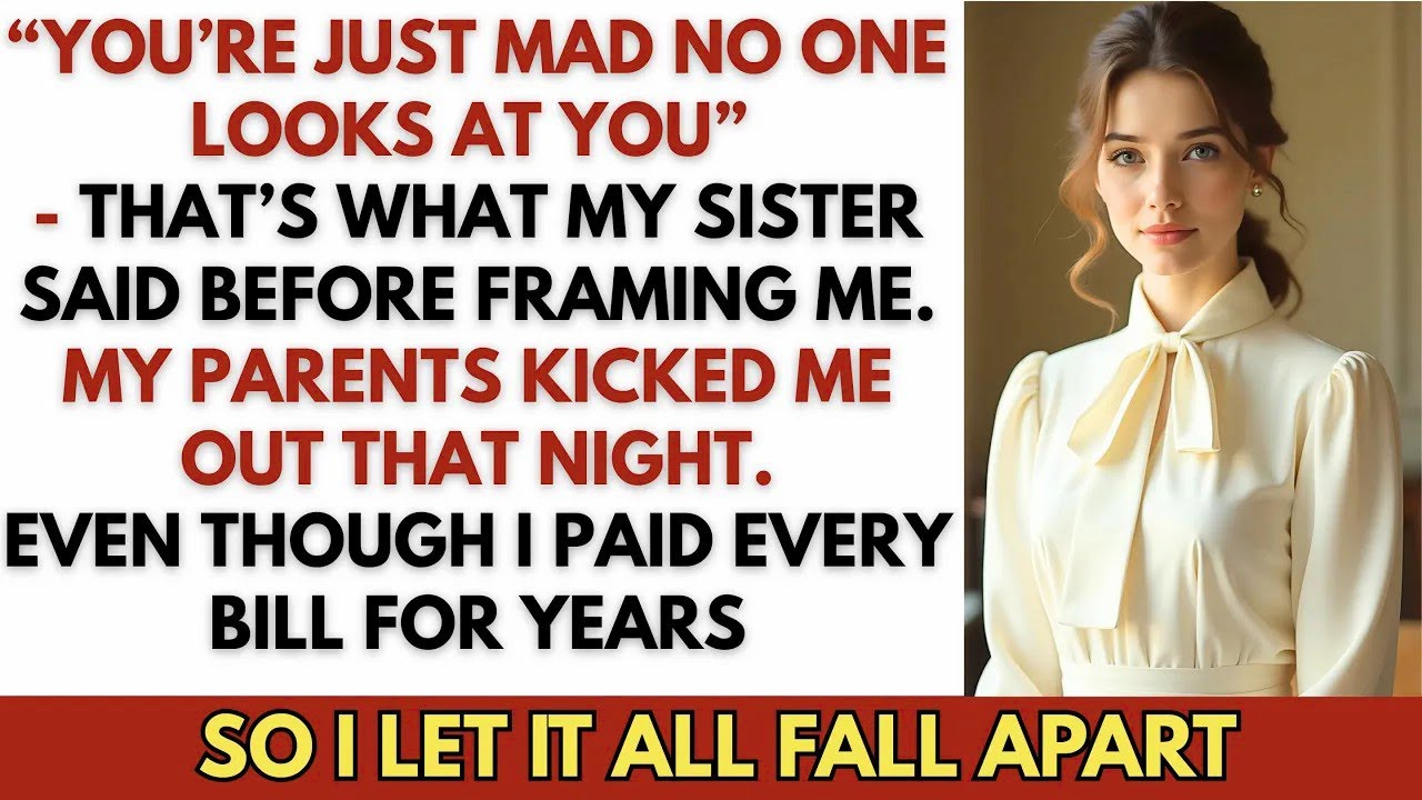 My Sister Lied I Stole Grandma’s Necklace, Parents Threw Me Out – So I Took Myself Off Every Bill