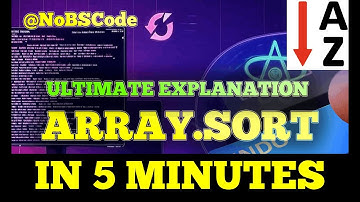 Understand Array.sort() in 5 minutes!