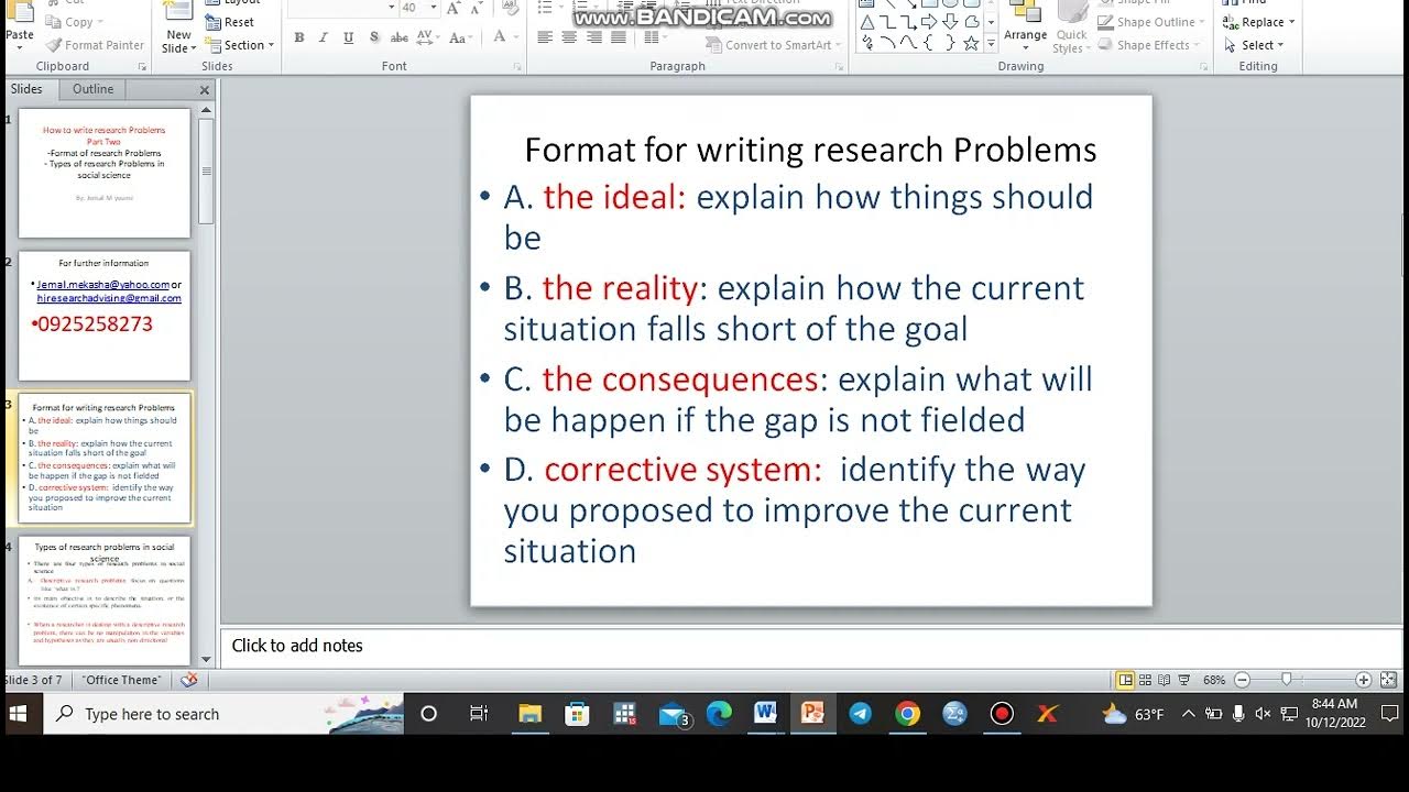 research-methodology-statement-of-the-problem-justification-video