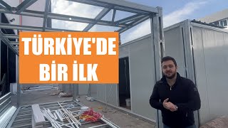 HAFİF ÇELİK KONTEYNER TÜRKİYE'DE BİR İLK #deprem #hatay