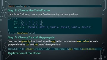 Unlocking the Power of Pandas: How to Find Maximum Value Based on Two Columns
