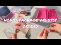 HOW I PACKAGE MY ETSY ORDERS | JEWELRY BUSINESS | jewelryashley