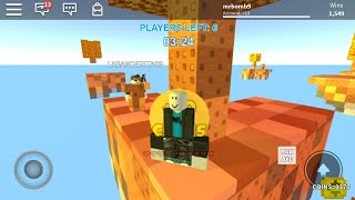 Roblox skywars me died
