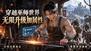 穿越巫师世界成了穷铁匠，好在觉醒无限副职系统！打铁就能加属性，行医能夺寿命，再让骷髅大军替我刷级，一身生活技能硬撼地狱魔王#漫画解说 #小说 #游戏异界 #西方奇幻