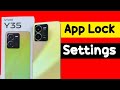 vivo y35 app lock setting, vivo y35 me app lock hide kaise kare  / how to app lock in vivo y35,