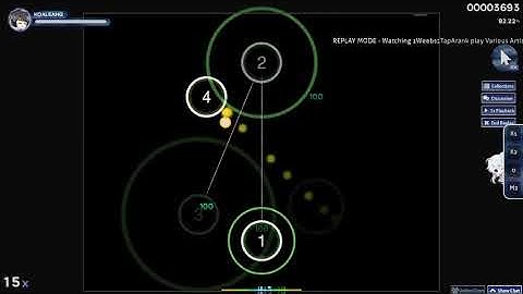 osu! 6 digits try relax on Square Jump Practice Maps Cheatreal AR10 ending:D