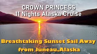 Alaska Cruise Crown Princess Juneau Sunset Sailaway Smallest Costco