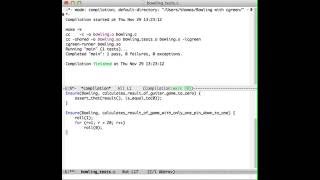 Bowling TDD Kata with Cgreen