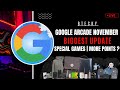 Google Arcade November Month Big Update || Special Games || More Arcade Points || Google Arcade 2025