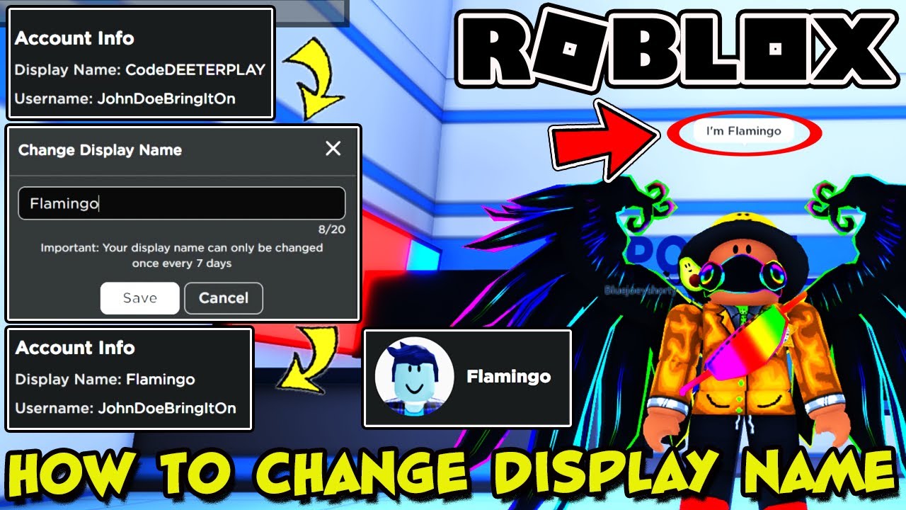 How to change your Roblox profile (including your Roblox display name and  theme)
