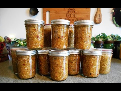 Green Tomato Zucchini Relish Recipe