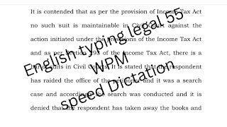 English Legal Judgement Dictation | Typing Practice for Court Exams | Improve Speed & Accuracy
