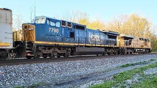 Breathtaking 1st Generation K5HL Train Horn on UP ES44AC #5275 - CSX Ethanol B701 - Unionville Ohio