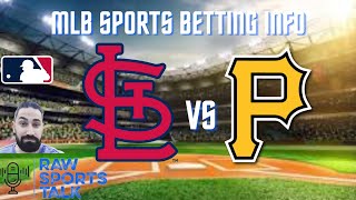 St. Louis Cardinals VS Pittsburgh Pirates 9/1 FREE MLB Sports Betting Info & My Pick/Prediction