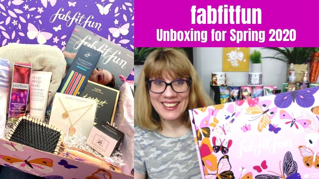 FabFitFun Unboxing for Spring 2020 YouTube