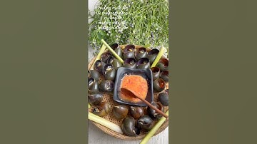 ốc bươu đen nấu nước cốt dừa quá ngon #shorts