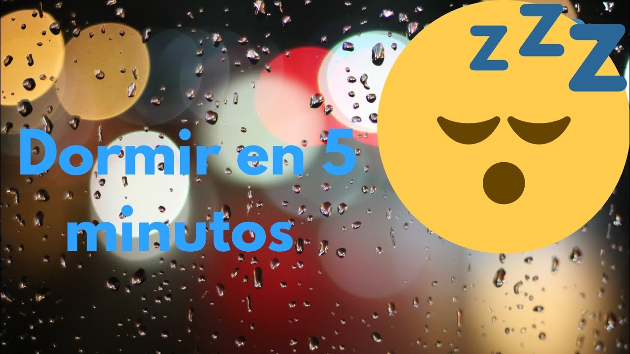 5 minutos de lluvia relajante para dormir profundamente - YouTube