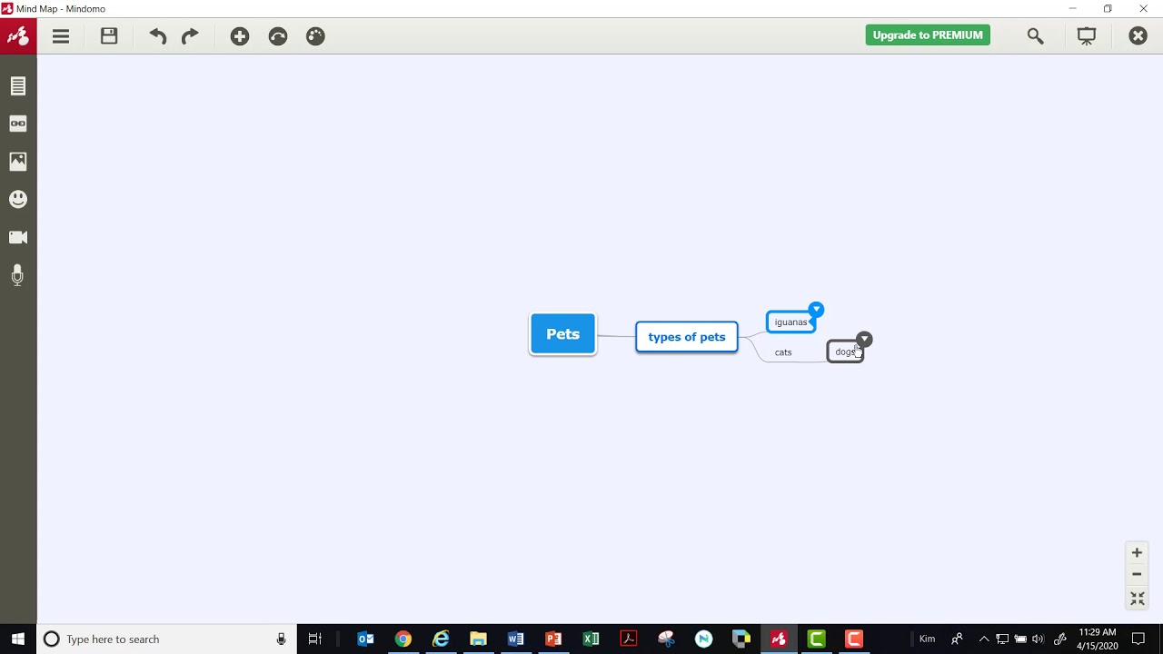 Mindomo Desktop mind map to outline - YouTube