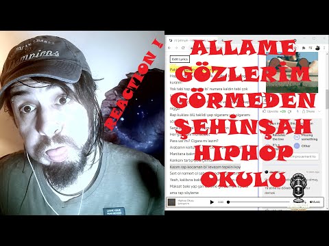 ALLAME - GÖZLERIM GÖRMEDEN | ŞEHINŞAH - HIPHOP OKULU ( Çok Eğlendim) 😂 Tepki, Yorum, REACTION ‼️‼️