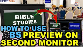 How to use OBS Preview on another Screen