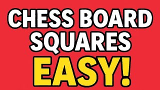 Learn Chess Board Squares Easily | A1 to H8 Explained♟️ #Chess #ChessBasics #ChessLearning #chess