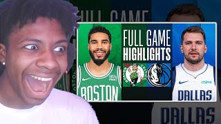 LUKA ANKLES SNATCHED! Lvgit Reacts To CELTICS at MAVERICKS | FULL GAME HIGHLIGHTS | January 22, 2024