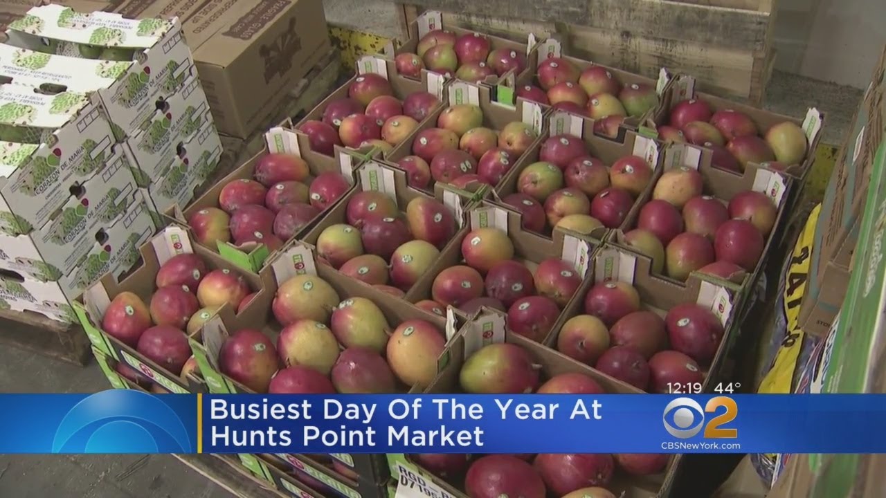 Busiest Day Of The Year At Hunts Point Market