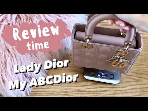 Small Lady Dior My ABCDior Bag Powder Beige Cannage Lambskin