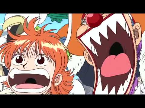 Luffy tickling buggy || One piece moments ||