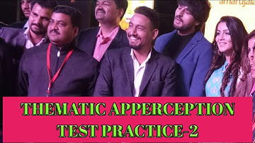 Thematic Apperception Test Practice-2@SSB Interviews#The Transformer