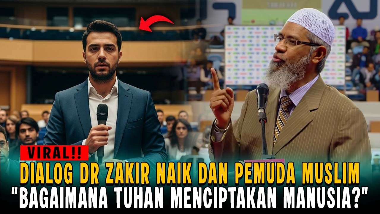DEBAT‼️ BAGAIMANA TUHAN MENCIPTAKAN MANUSIA? DR ZAKIR NAIK JAWAB TUNTAS!