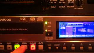 Tascam Dv-Ra1000 - Record Finalize A Cd-R - Nrcc