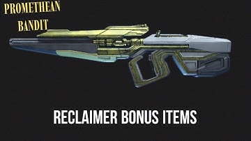Promethean Bandit and Serpentine Gradient - Reclaimer Bonus Items - Halo Infinite Pass