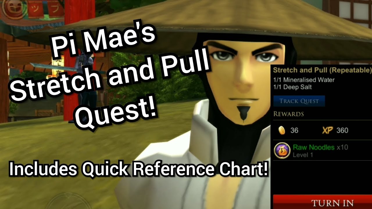 AQ3D Stretch and Pull Quest! Pi Mae's Your Special Noodles Quest YouTube