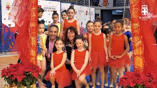 Alcaldesa asiste a exhibición de gimnasia rítmica del Stella Maris