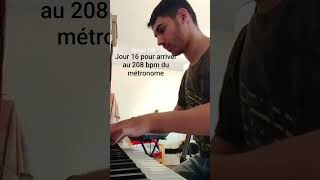 jour 16 pour arriver au 208 bpm de ce cher métronome sur Medellín de Sofiane Pamart #piano #music