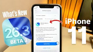 iPhone 11 on iOS 26.3 Beta 3 Update - What’s New in iPhone 11 iOS 26.3 Beta 3