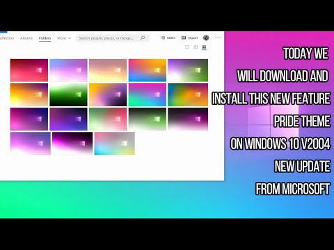 How to Download and Install Pride 2020 flags new Windows 10 Theme