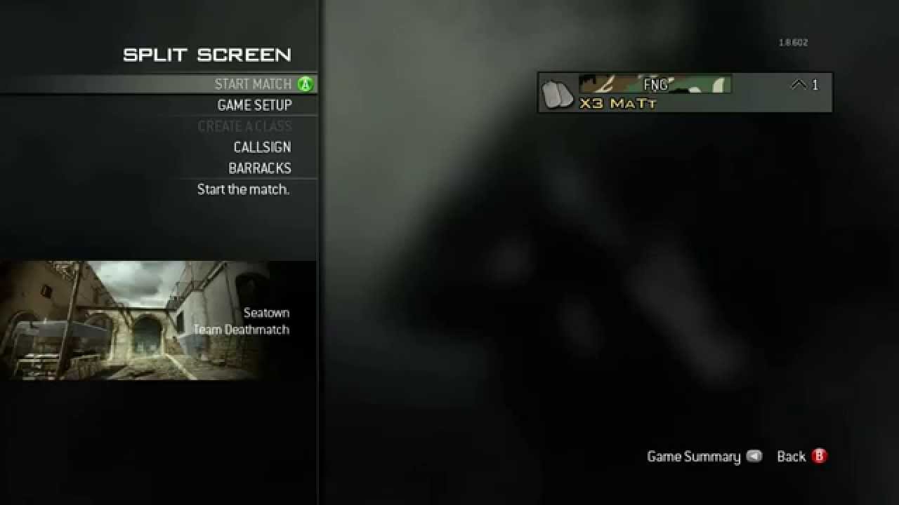 How to play split screen in Call of Duty: Modern Warfare 3