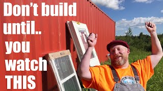 Window Install MUST DO TIPS | DIY Container CABIN | Bear Bottom Acres